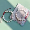 Strand 5st Natural Shell Star Armband Valentines Day Gifts For Friends Luxury Freshwater Pearl Armband Handgjorda smycken