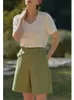 Women's Shorts High Waist Suit Slightly Fat Lady Decoration Retro Casual 2023 Summer Solid Draped Commuter PantsWomen's