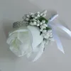 Dekorative Blumen Männer Party Dekor handgefertigt Frauen Boutonniere Hochzeit Brosche Corsage