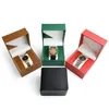 Caixa de couro PU rel￳gios de couro caixas de armazenamento Organizador de pulso Organizador J￳ia Bracelet Gift Case com travesseiro