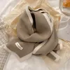 Sciarpe Sciarpa morbida per donna Inverno lavorato a maglia Caldo elastico Fazzoletto da collo magro Foulard Bufanda Stile Grils Stole D510