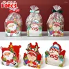 Gift Wrap 10pcs Box 12x7x5cm Basket Candy Christmas Favour PP Paper Party Santa Claus Xmas Brand High Quality