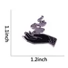 Brosches Witch Hand Brosch Fantastic Witchy Witchcraft Lapel Pin Halloween Party Accessories