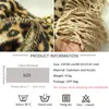 Scarves 2023 Luxury Leopard Winter Scarf Women Pashmina Cashmere Thick Blanket Warm Long Shawls Wraps Lady Tassel Female Foulard