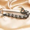 Broszki wykwintna moda Złota retro duża pin Pearl Peacock Brooch Brooch Women Biżuter