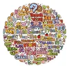 50PCS Cute Alphabet Letters Numbers Stickers for Toddlers Preschool Vinyl Early Childhood Education Decals W632