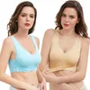 Completo da yoga Reggiseno sportivo in pizzo con fibbia frontale incrociata a 8 colori Intimo da donna antiurto