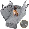Dog Car Seat Covers Waterproof Backseat Cover Protect With Mesh Window Pet Folding Hammock Multi-function Trunk Mat