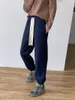 Pantaloni da donna Addensare in pile Pantaloni da jogging sportivi da donna Pantaloni sportivi larghi in cotone a vita alta neri