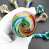 glass spoon pipes color strips spoon glass pipe smoking pipes Hand Spoon Pipes Heady Glass Rainbow Smoking Accessories 10 Colors