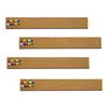 Bakningsverktyg 4 datorer Cork Board Strips med 35 push -stift 15x2 tum - 1/2 tjock anslagen för kontorsskola