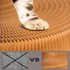 Cat Furniture Scratchers Magic Organ Cat Scratch Board Pet Scratching Board Round Shape Folding Corrugated Cat Litter Large Claw And Itching Tool Cat Toy 230130