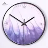 Orologi da parete Orologio creativo di lusso Arte semplice Metallo Colore unico Quarzo silenzioso Soggiorno Reloj Pared Decorazione domestica ZP50WC