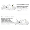 Piezas de zapatos Accesorios PVC Dibujos animados Croc Charms Decoración Hebilla Zueco Pin Botón Drop Entrega Zapatos DHDR7