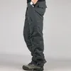 Pantaloni da uomo In pile invernale Casual Uomo Giacca a vento Pantaloni militari termici Pantaloni maschili hombre pantaloni cargo tattici jogger caldi 4XL 230131