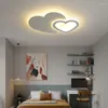 Kroonluchters moderne romantische hart kroonluchter lichten voor levende eetkamer slaapkamer restaurantlampen huizen decor verlichting armaturen AC 90-260V