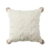 Pillow European Luxury Plush Bedroom Bedside Can Be Removed And Washed Four Corner Hanging Ball