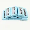 Partihandel 3D Silk Faux Mink False Eyelashes Natural Strip Eye Lashes With Futterfly Cardboard Packaging