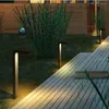 40/60CM Outdoor Garden Pole Bollard Light 10W 15W 20W Villa Standing Post Aluminium Landscape Pathway Lawn Lamp