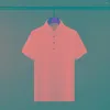 Męskie koszulki Minglu Cotton Mens T-shirts Luksusowe złotą różę guziki z krótkim rękawem Casual Man Fashion Summer Slim Fit Male 3xl
