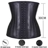 Women's Shapers Mukatu Lateks Trener Trener Corset Belly Slim Pas Body Modelowanie paska 25 stalowa talia Cincher Gaine Amincissante 230131