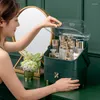 Depolama Kutuları Moda Akrilik Kozmetik Kutusu Şeffaf Makyaj Takı Çekmecesi Ev Kılıfı Çok Fonksiyonlu Seyahat Güzellik Organizatör