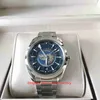 VSF Maker Mens Watch Super Quality 43 -мм Aqua Terra 150M Universal Map Blue Ocean Watches 904L Сталь Cal.8938 Движение механическое автомат для мужских наручных часов.