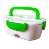 Dinnerware Sets Electric Heating Lunch Box Heater Portable Plug LunchBox Warm Bento Home Office School Stainless Steel Removable