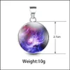 Charms Arrival Space Universe Galaxy Glass Pendant For Necklace Neba Unisex Dreamy Ball Charm Diy Men Women Jewelry Drop Delivery Fi Ots9H