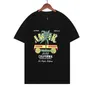2023 Modedesigner Casablanc t-shirt för män Högkvalitativa brevtryck för damer Kortärmad rundhalsad bomullströja Pikétröja storlek S-3xl