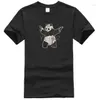 Camisetas masculinas 3stylerCollection Camiseta vintage Uomo Banksy Panda Pistole - com armas