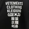 Men's T-shirts Good Quality Vetements Fashion Shirts Men 1 Seven Languages Vintage Women T Shirt Oversized Tee Mens Clothing 230131