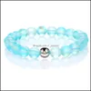 Lien Chaîne Arrivée Cristal Verre Flash Pierre Perle Bracelet Mticolor Naturalstone Strand Perles Charme Bijoux Pour Femmes Hommes En Gros Dhha1