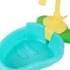 Other Bird Supplies Parrot Bath shower Bathtub Toys Automatic Parrots Paddling Pool With Faucet Swimming Pools Pet Feeder Kitchen Playset 230130