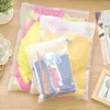 Gift Wrap 10 15cm 10Pcs Matte Clear Multifunctional Travel Bags For Wash Supplies Plastic Zipper Storage Pouch Organizer Set