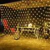 Curtain Opaque Shower Net Decoration LED Garden Lights String Decorative For 3m 2m Wedding Home Decor Currents Bedroom