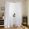 Curtain Plain Sheer Home Decor 2 Panels Size 137cm Window Net Voile Curtains Textile