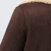 Jaquetas masculinas trench casacos de chuva outono e inverno casaco lapela gola manga longa acolchoado jaqueta de lã pulôver