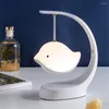 Nachtlichten Lichtgewicht Uitstekende slimme Bluetooth-compatibele muziek LED LAMP ABS Desktop Multipurpose voor huishouden