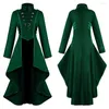 Vestes pour femmes femmes vintage gothique steampunk bouton dentelle corset halloween costume manteau tailcoat streetwear femelle y2k
