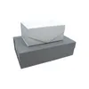 China Custom Luxury Book Shaped Rigid Paper Box Cardboard White Magnetic Gift Box With Satin