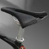 Bike s GUB Seggiolino per bicicletta Stampa 3D Attrezzatura da ciclismo Scavato Antiscivolo Ammortizzante per bici da strada di montagna Sella nera 0131