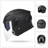 Motorcycle Helmets BYB/ Abia 705 Helmet Electric Adult Men And Women Half Double Lens