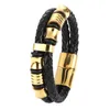 Strand 2023 Expiosions Ieather Braceet Stainiess Steei Trend Trend Rock Muitiiayer Gifts Men's Gifts