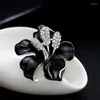 Brooches Exquisite High-end Rose Flower Brooch Bridal Wedding Clothing Accessories