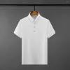 Męskie koszulki Minglu Cotton Mens T-shirts Luksusowe złotą różę guziki z krótkim rękawem Casual Man Fashion Summer Slim Fit Male 3xl