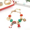 Charm Bracelets Christmas Advent Calendar 테마 DIY 보석 팔찌 제작 키트 키즈 선물 상자 올해 Navidad