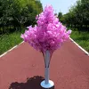 Decorative Flowers Arrival Cherry Blossoms Tree Road Leads Wedding Runner Aisle Column Shopping Malls Opened Door Decoration Stands