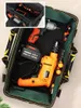 Sac à outils Sac d'électricien Organisateurs d'outils Portable Multi poche Kit d'outils étanche Fonction Sac à outils 1680D Oxford Sac en tissu 230130