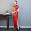 Vêtements ethniques Sexy paillettes Slim Cheongsam Vintage Style chinois femmes longue robe Qipao fête robe de soirée rétro Vestidos 4XL 5XL